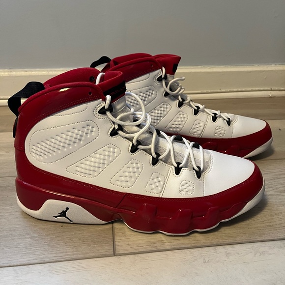 white gym red 9s